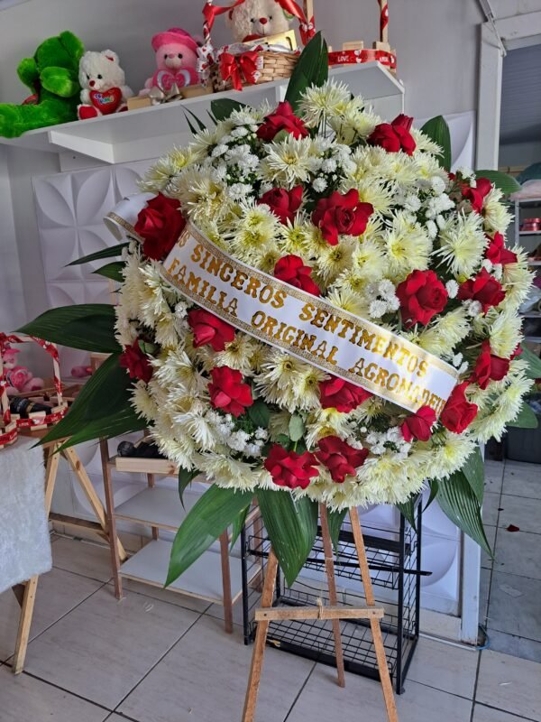 coroa de flores