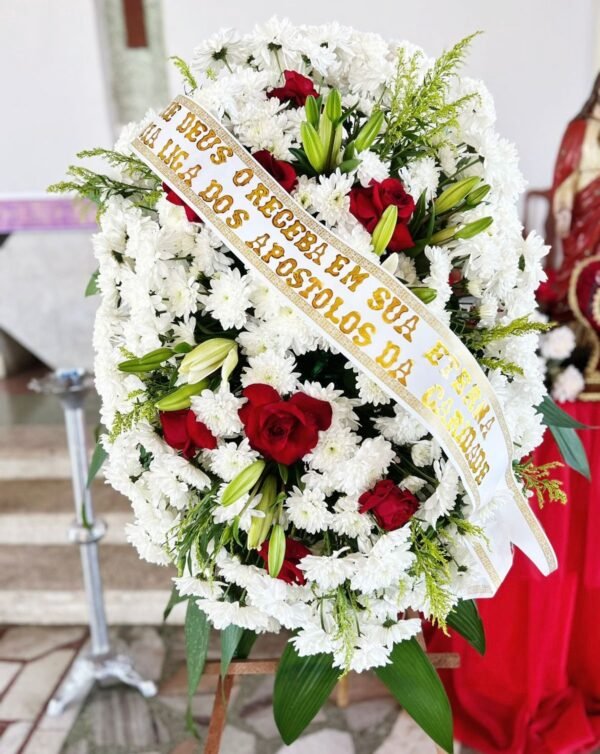 coroa de flores